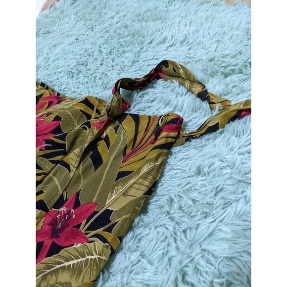 INTRIGING THREADS Floral Knee-Length Wrap Skirt With Attached Sash, Size 6 - Picture 6 of 8